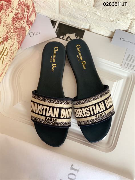 dior shoes slip on|christian Dior slippers for women.